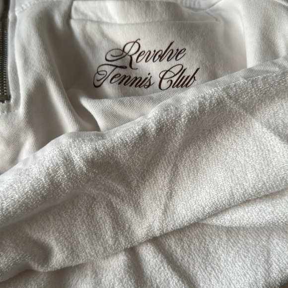 Revolve Half Zip Tennis Club Sweatshirt rare NWOT - Picture 6 of 7